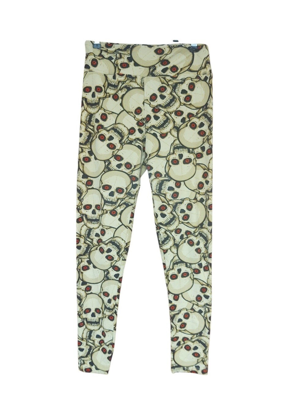 Women's LuLaRoe Skull Print Leggings OS